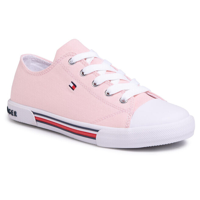 

Кроссовки Tommy Hilfiger LowCut Lace-Up, розовый