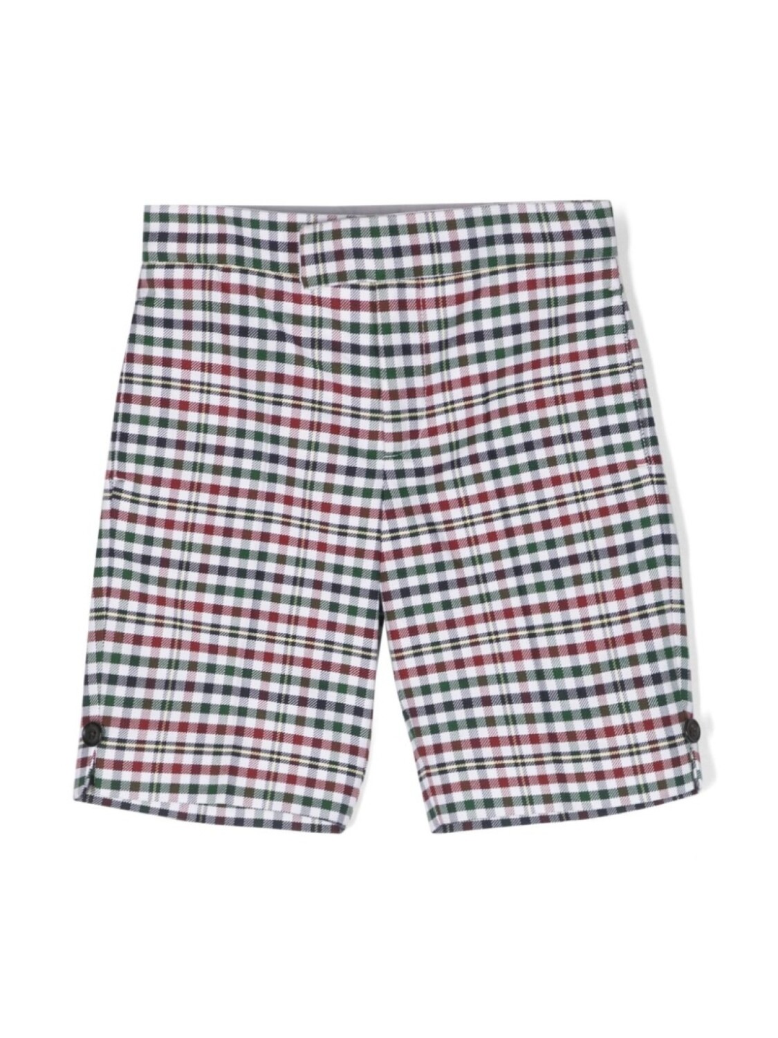 

Thom Browne Kids шорты в клетку гингем, зеленый