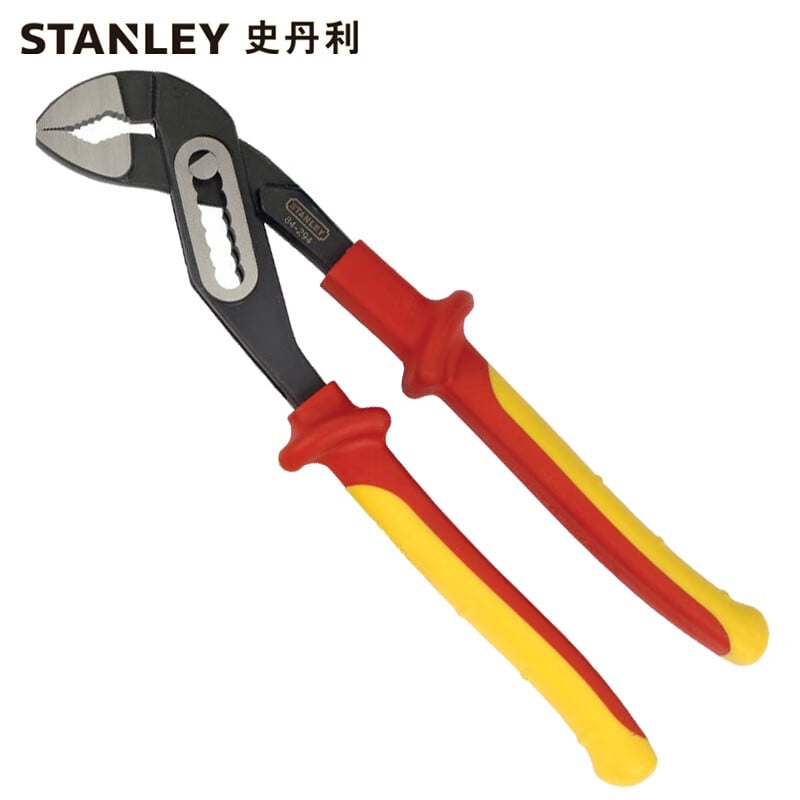 Stanley STANLEY Изолированные плоскогубцы для водяных насосов Fatmax 10-дюймовые многофункциональные бытовые клещи для труб Ключ для водопроводных труб промышленного класса с большим отверстием 84-294-23 Эксклюзив для предприятий