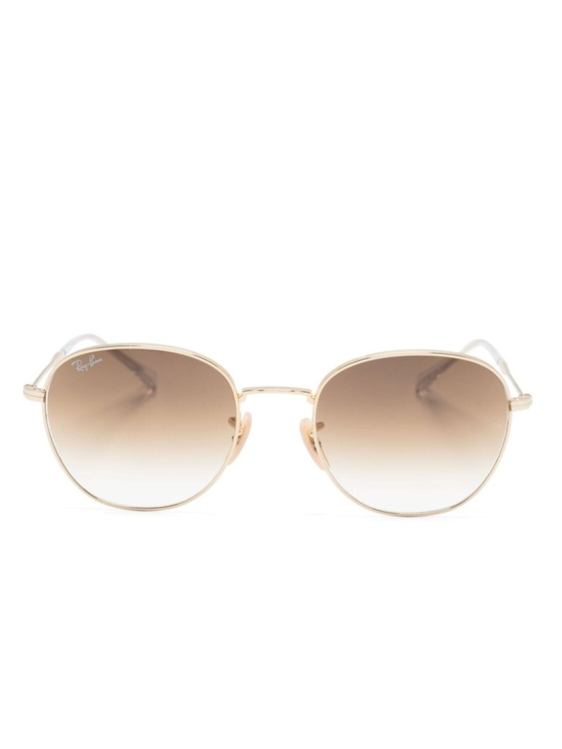 

Солнцезащитные очки в оправе панто Ray-Ban, золотистый
