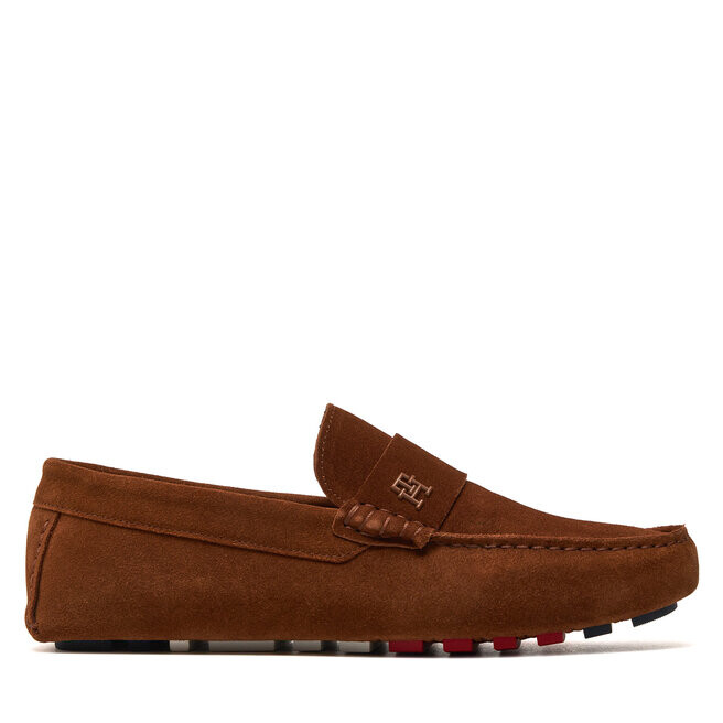 

Мокасины Tommy Hilfiger Th Classic Suede Driver FM0FM05000 Coconut Grove GVQ, коричневый