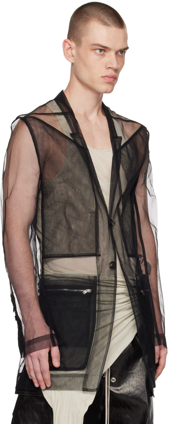 

Черный пиджак Лидо Rick Owens