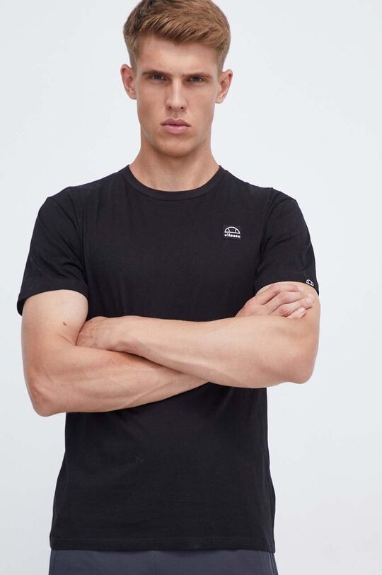 

Хлопковая футболка Ellesse, черный
