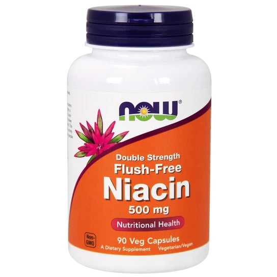 Now Foods, Биологически активная добавка Niacin Flush Free, 500 мг, 180 капсул. SFD биологически активная добавка мака 500 мг now foods 250 капсул