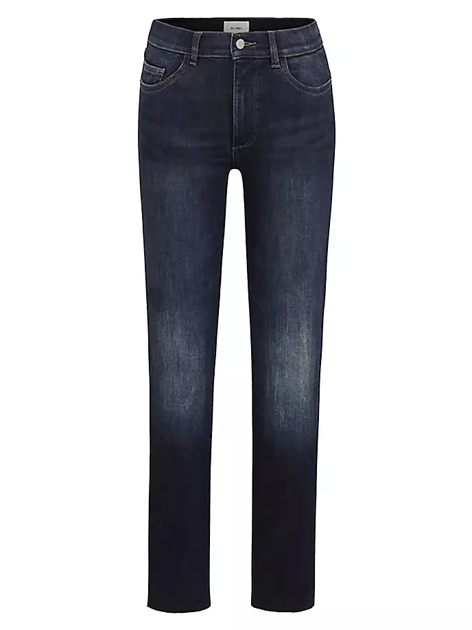 

Прямые джинсы до щиколотки Mara Instasculpt Dl1961 Premium Denim, синий