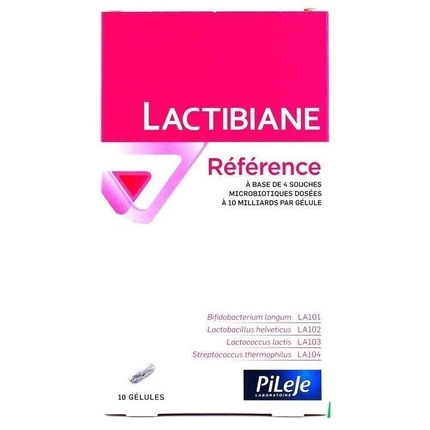 Lactibiane Reference при расстройствах пищеварения и кишечника, 10 капсул, Pileje