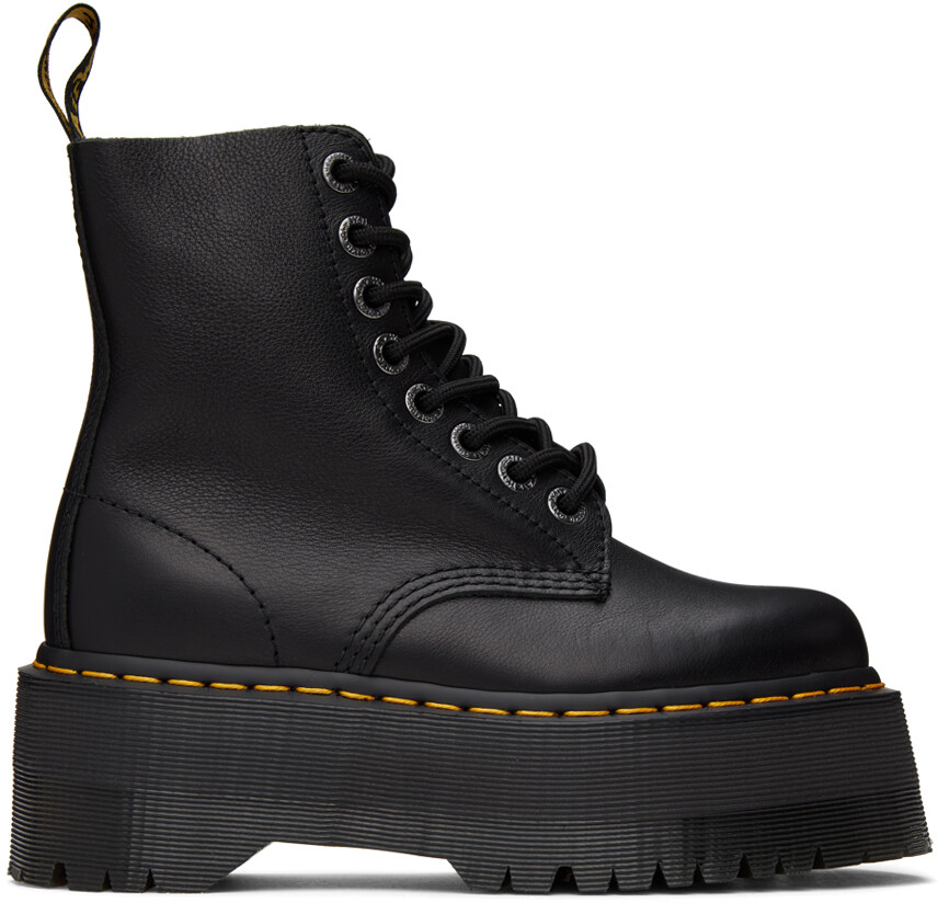 

Черные ботинки на платформе 1460 Pascal Max Dr. Martens, Черный, Черные ботинки на платформе 1460 Pascal Max Dr. Martens