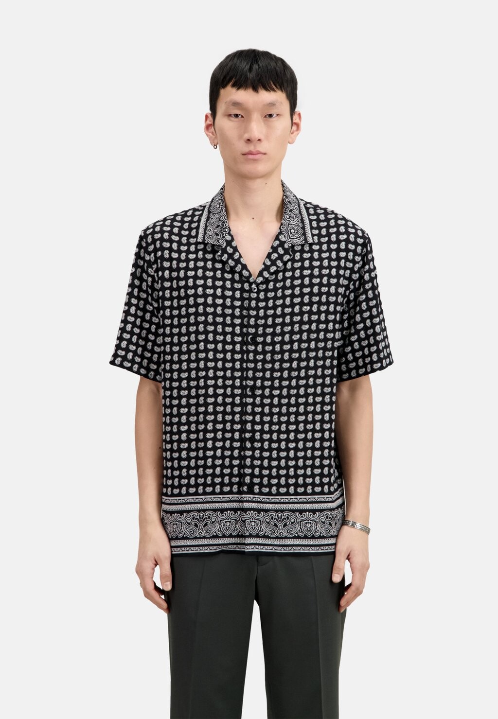 

Рубашка The Kooples, цвет black white