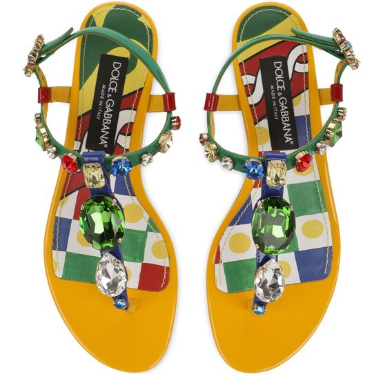 

Шлепанцы из лакированной кожи Dolce & Gabbana