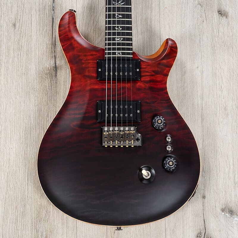 

Электрогитара PRS Paul Reed Smith Wood Library Custom 24-08 Guitar, Roasted Maple & Ebony, Fire Red to Gray Black