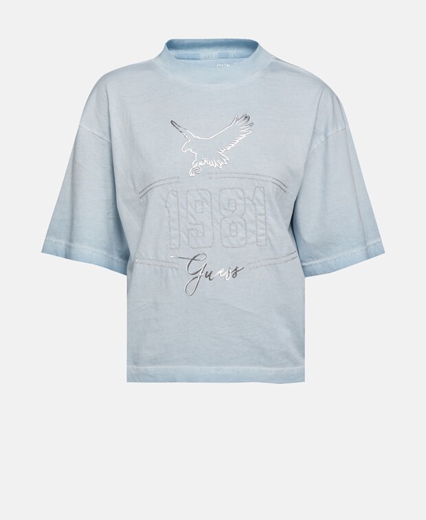 

Футболка Guess, темно-синий