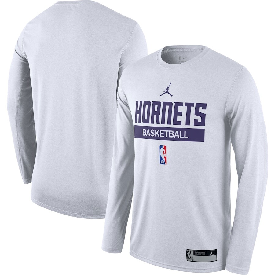 

Футболка с длинным рукавом Jordan Brand Charlotte Hornets, белый