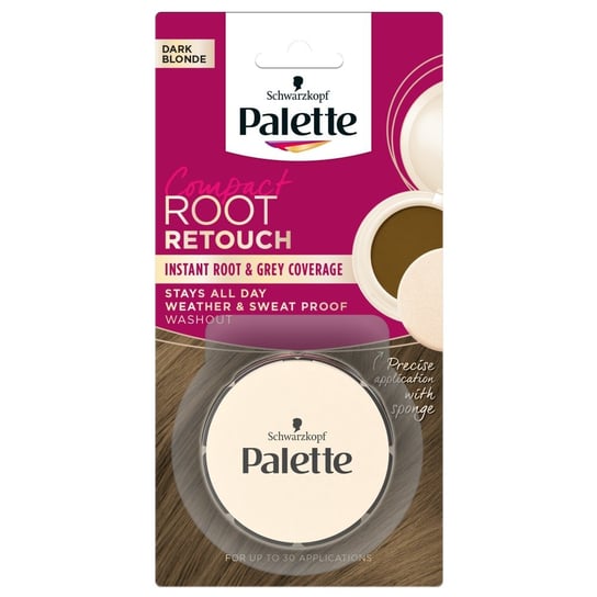 Пудровый консилер для корней, темно-русый, 3 г Palette, Compact Root Retouch