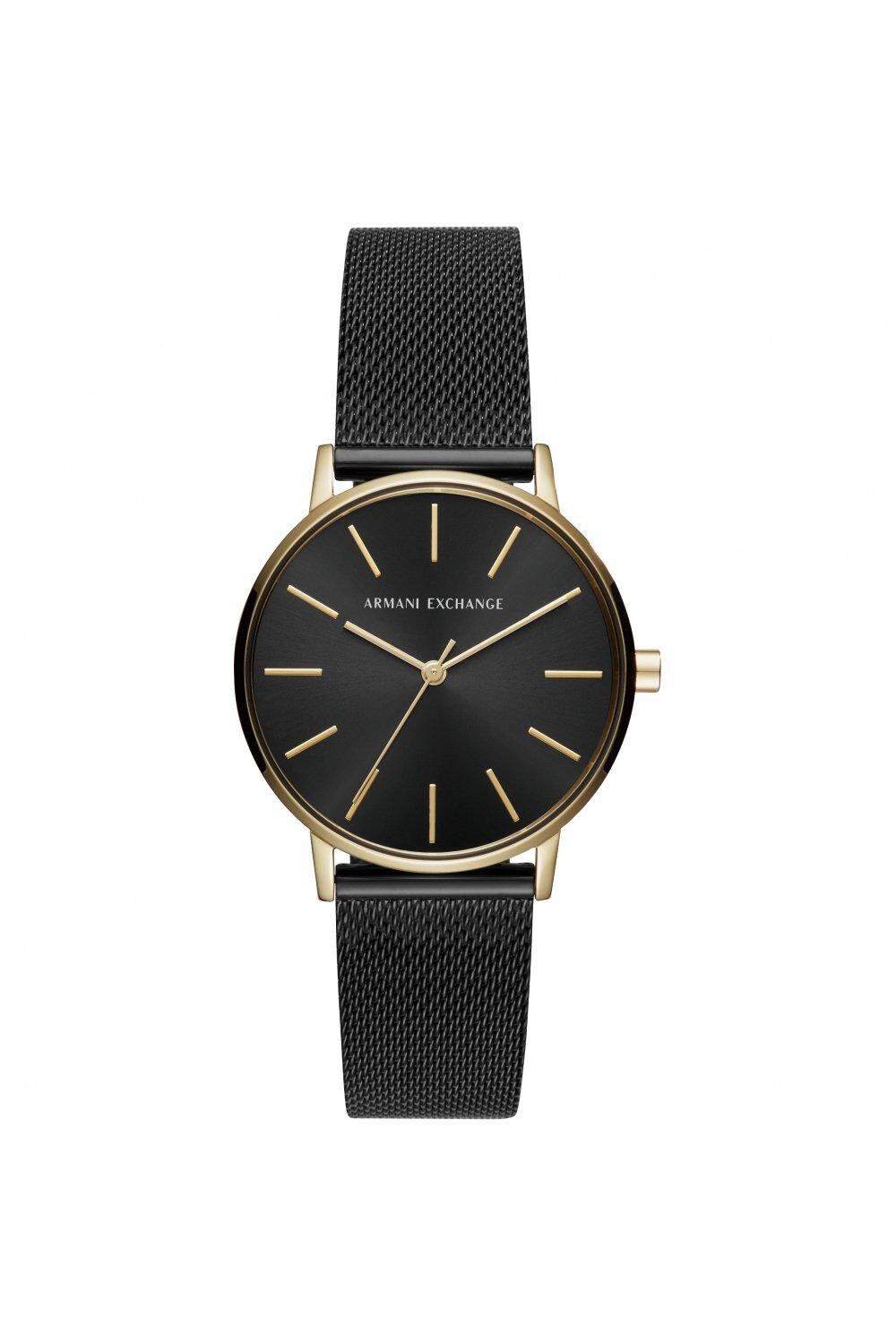 

Модные аналоговые кварцевые часы из нержавеющей стали - Ax5548 Armani Exchange, черный