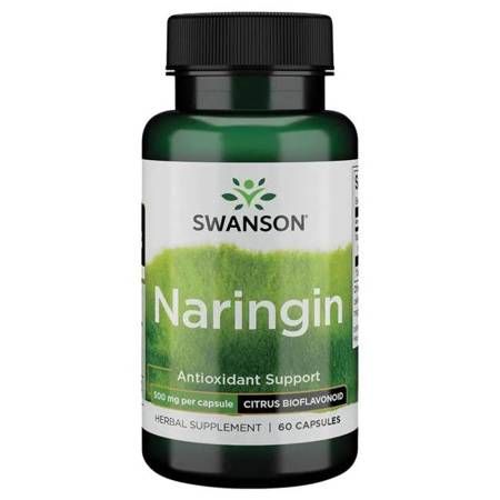 Капсулы, поддерживающие нормальный уровень холестерина Swanson Naringina Bioflawonoid Cytrusowy, 60 шт капсулы поддерживающие нормальный уровень холестерина aura herbals czerwony ryż karczoch 60 шт