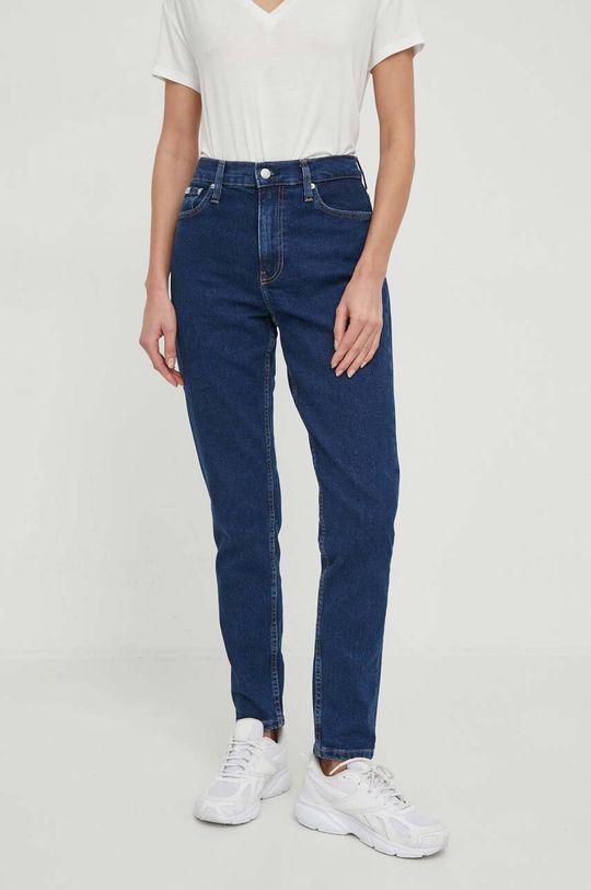Джинсы Calvin Klein Jeans, темно-синий джинсы calvin klein jeans loose straight темно синий