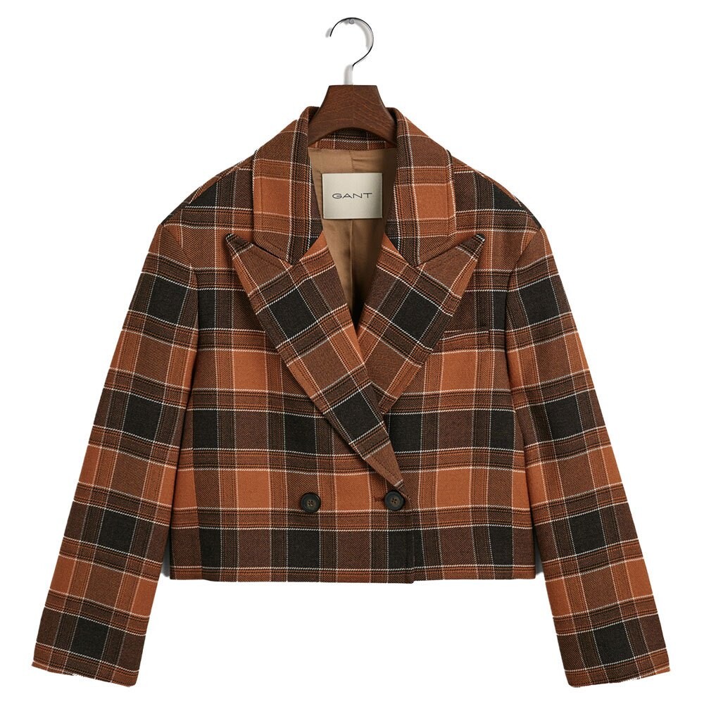 

Блейзер Gant Checked, коричневый