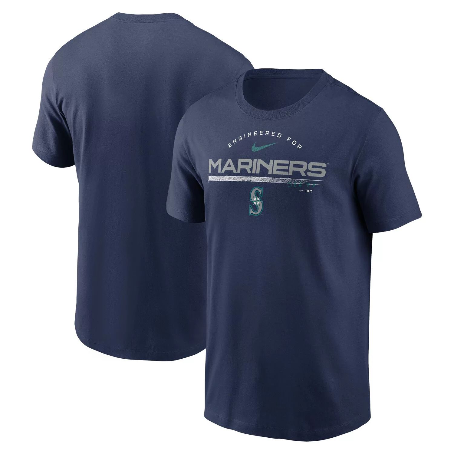 Мужская темно-синяя футболка Nike Seattle Mariners Team Engineered Performance