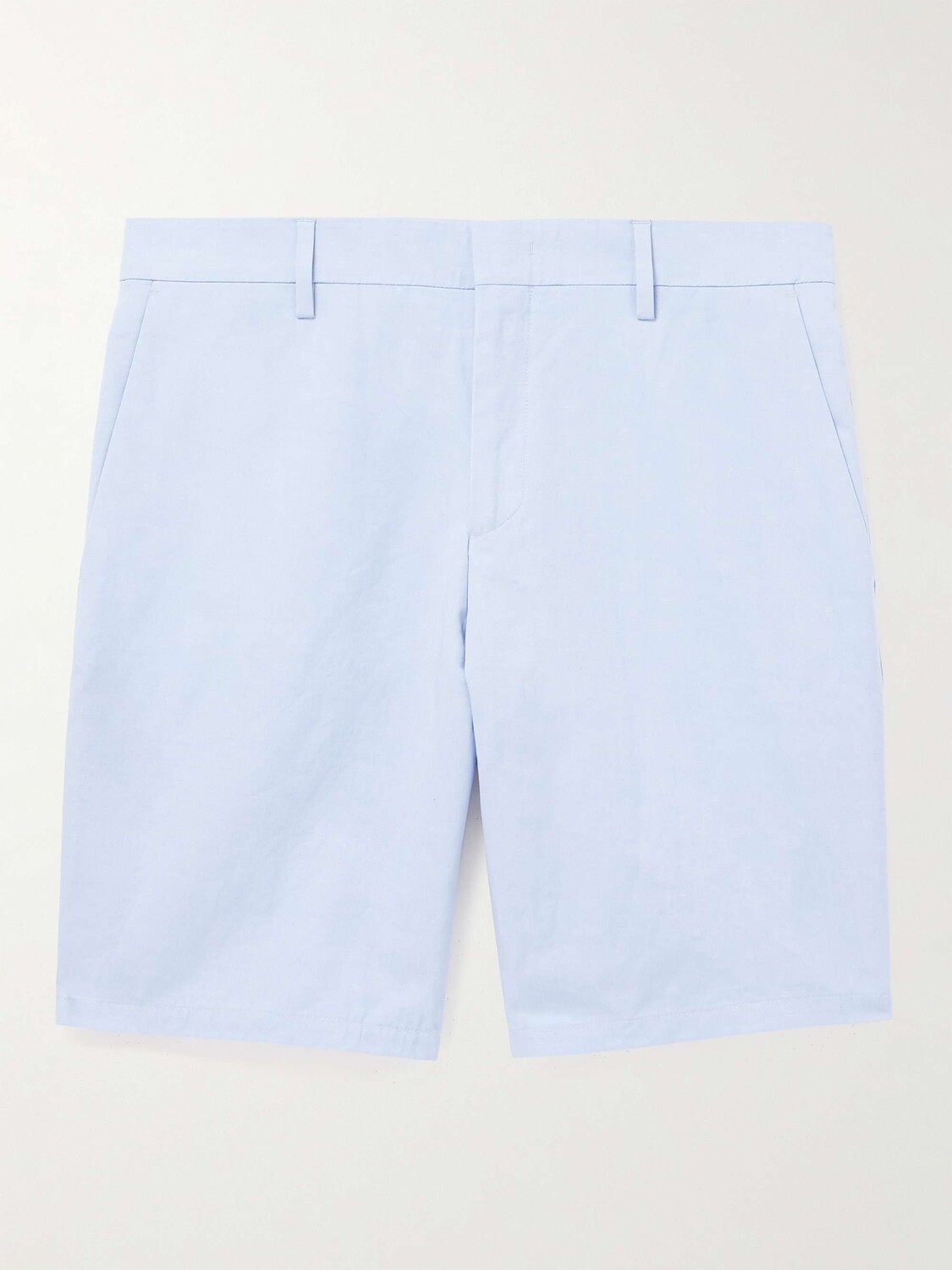 

Льняные шорты прямого кроя PAUL SMITH, синий