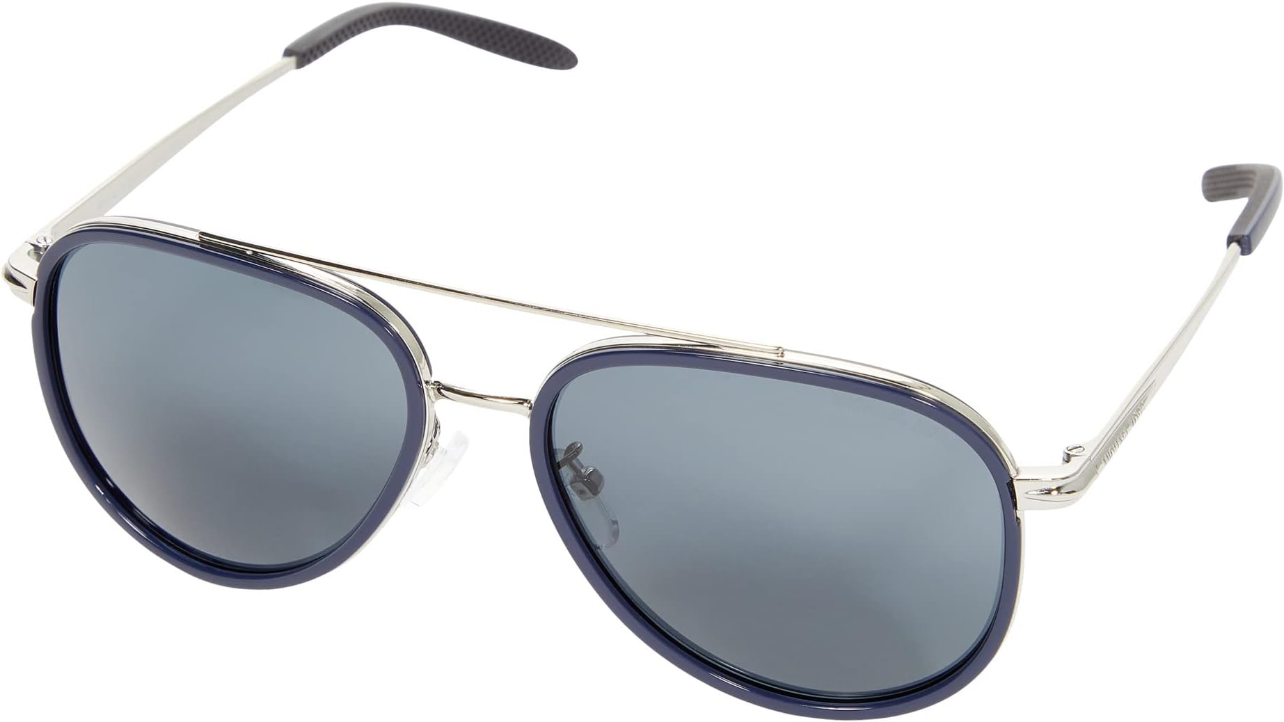 Солнцезащитные очки 57 mm MK1104 Richmond Michael Kors, цвет Shiny Silver/Blue Grey Solid