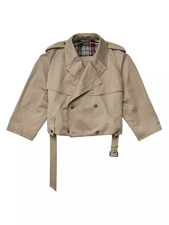 

Тренч в сложенном виде Balenciaga, цвет sand