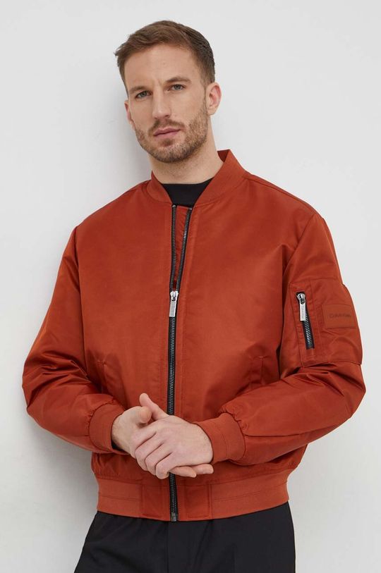 Куртка бомбер Calvin Klein, коричневый