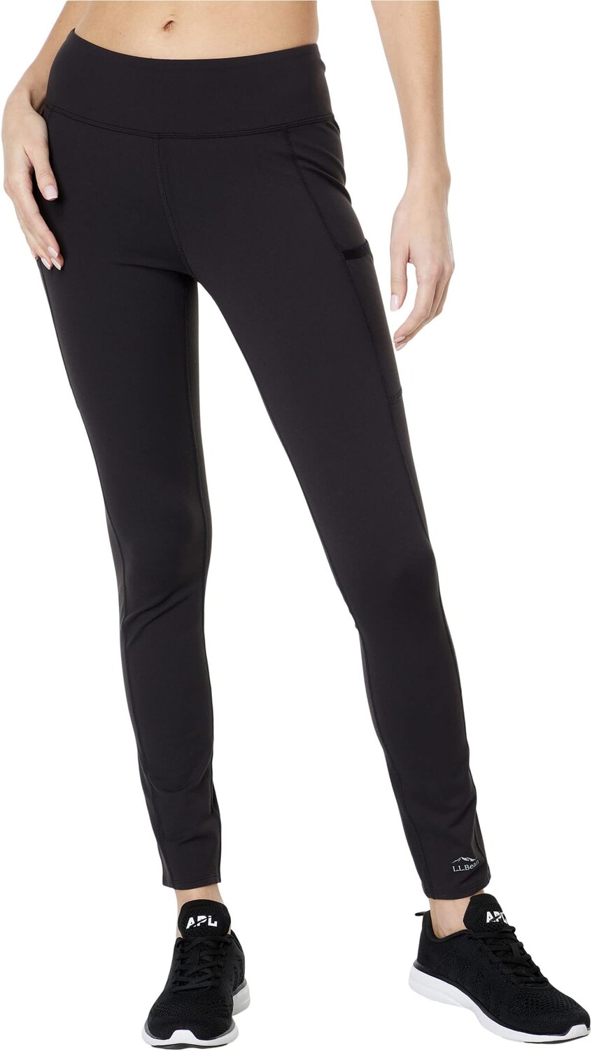

Брюки Boundless Performance Pocket Tights L.L.Bean, цвет Classic Black