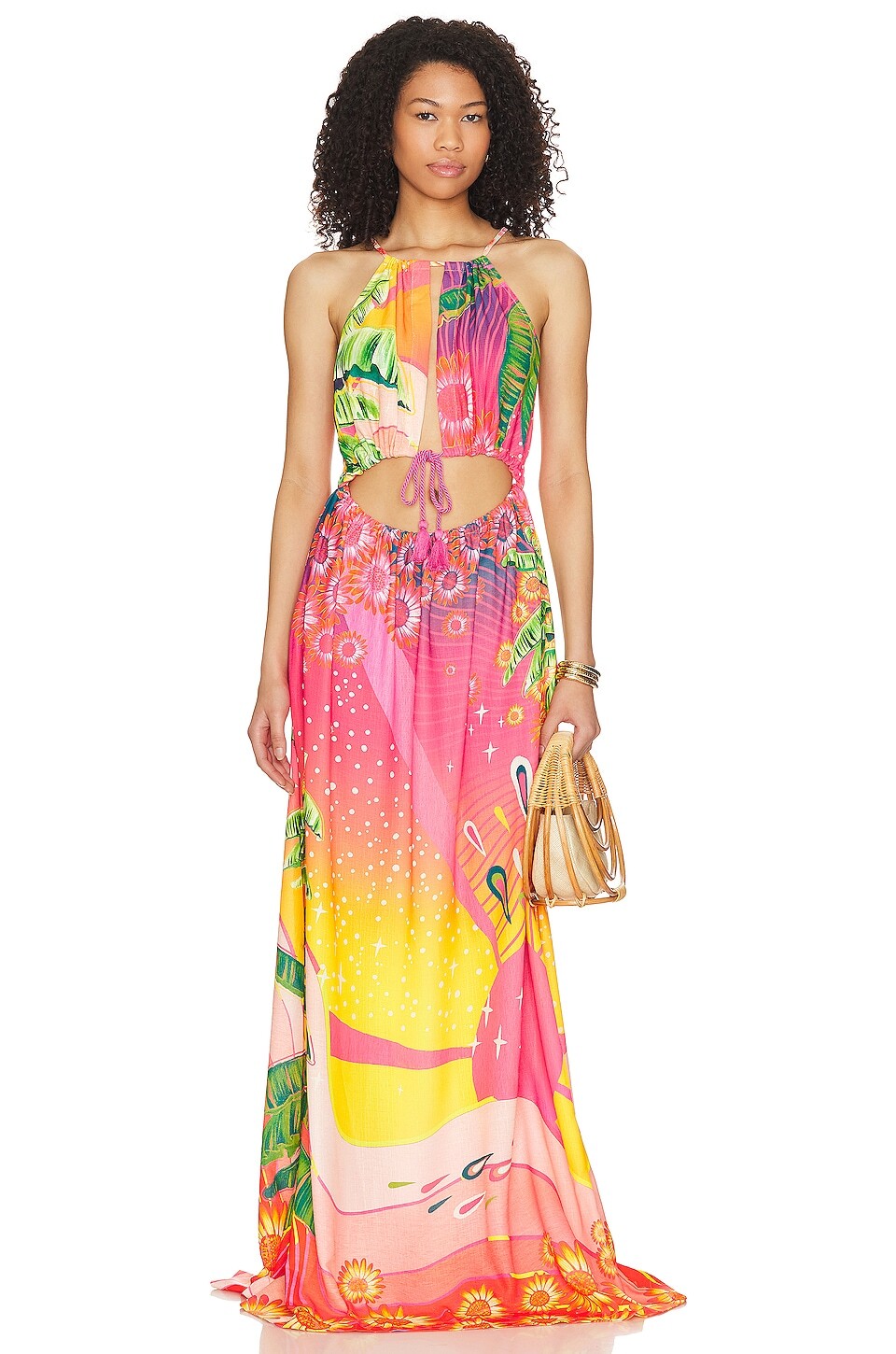 

Платье Agua Bendita x REVOLVE Bella Maxi, цвет Palm