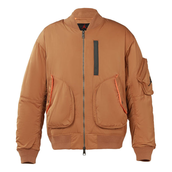 Куртка Air Jordan Ma-1 Flight Reflective Warm Jacket For Men Orange, оранжевый