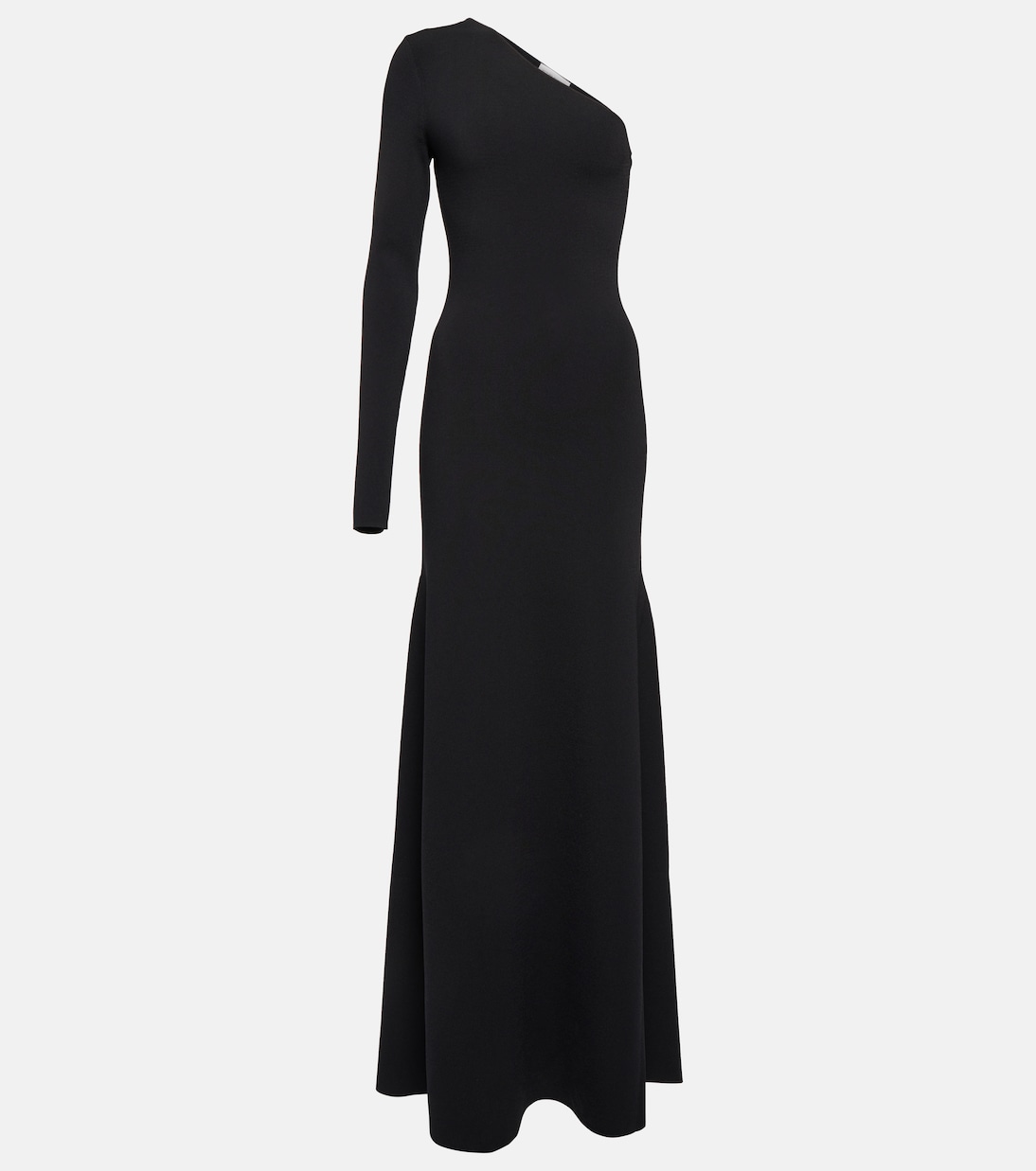 цена Вязаное платье макси на одно плечо Victoria Beckham, черный