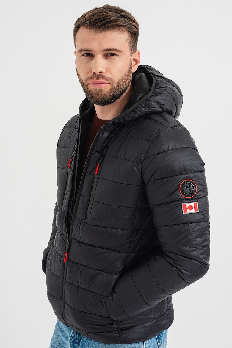 цена Куртка Alareak с капюшоном без рисунка Canadian Peak, черный