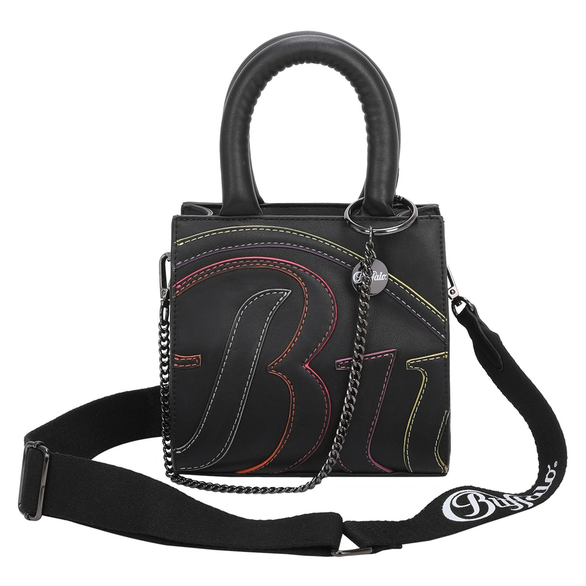 Сумка Buffalo Boxy11 Mini Bag Handtasche 17.5 cm, цвет muse neo black
