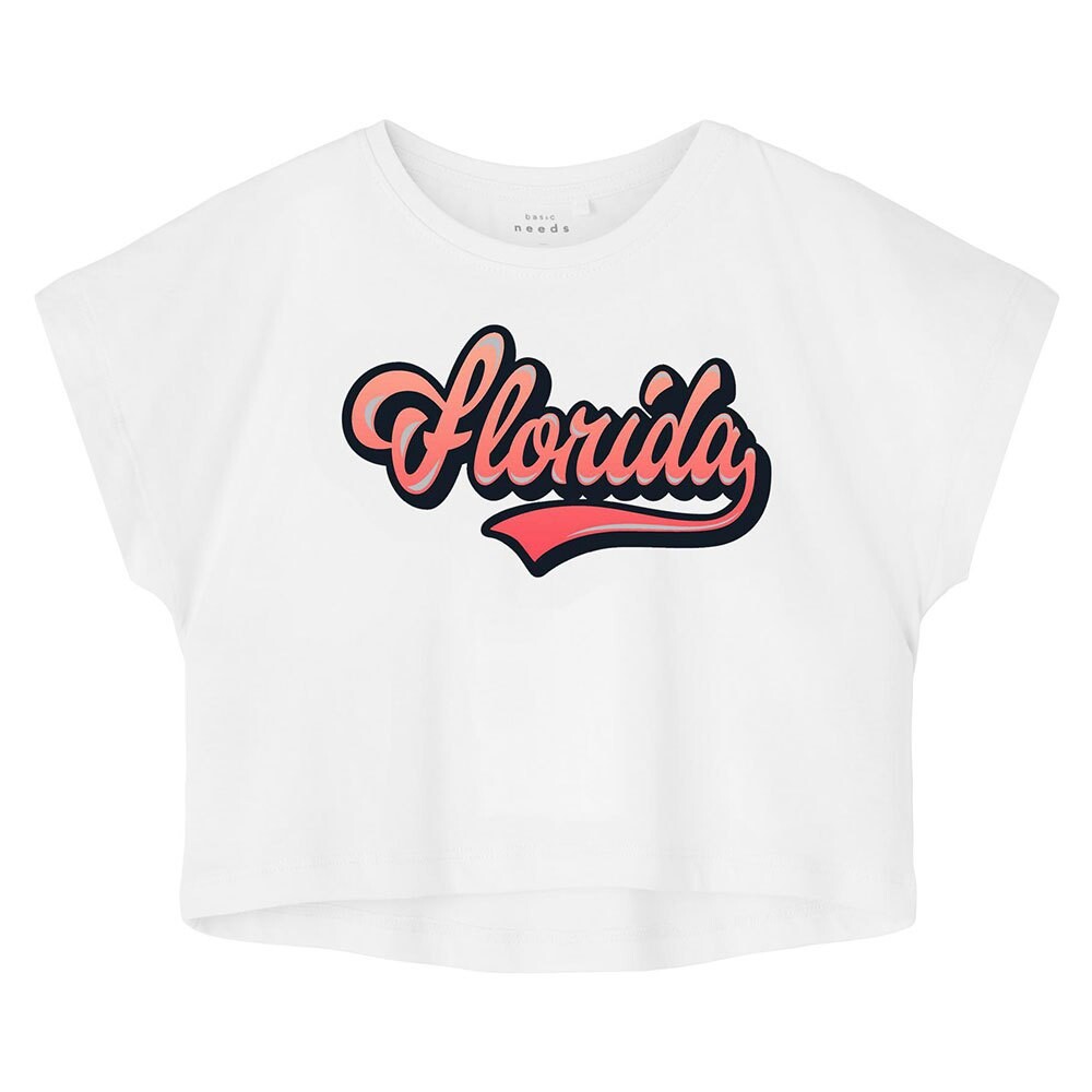 

Футболка Name It Vilma Capsl Short Sleeve Round Neck, белый