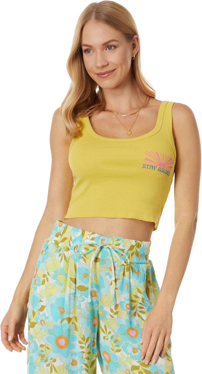 

Топ Radiate All Day Graphic Tee Billabong, цвет Honeybee