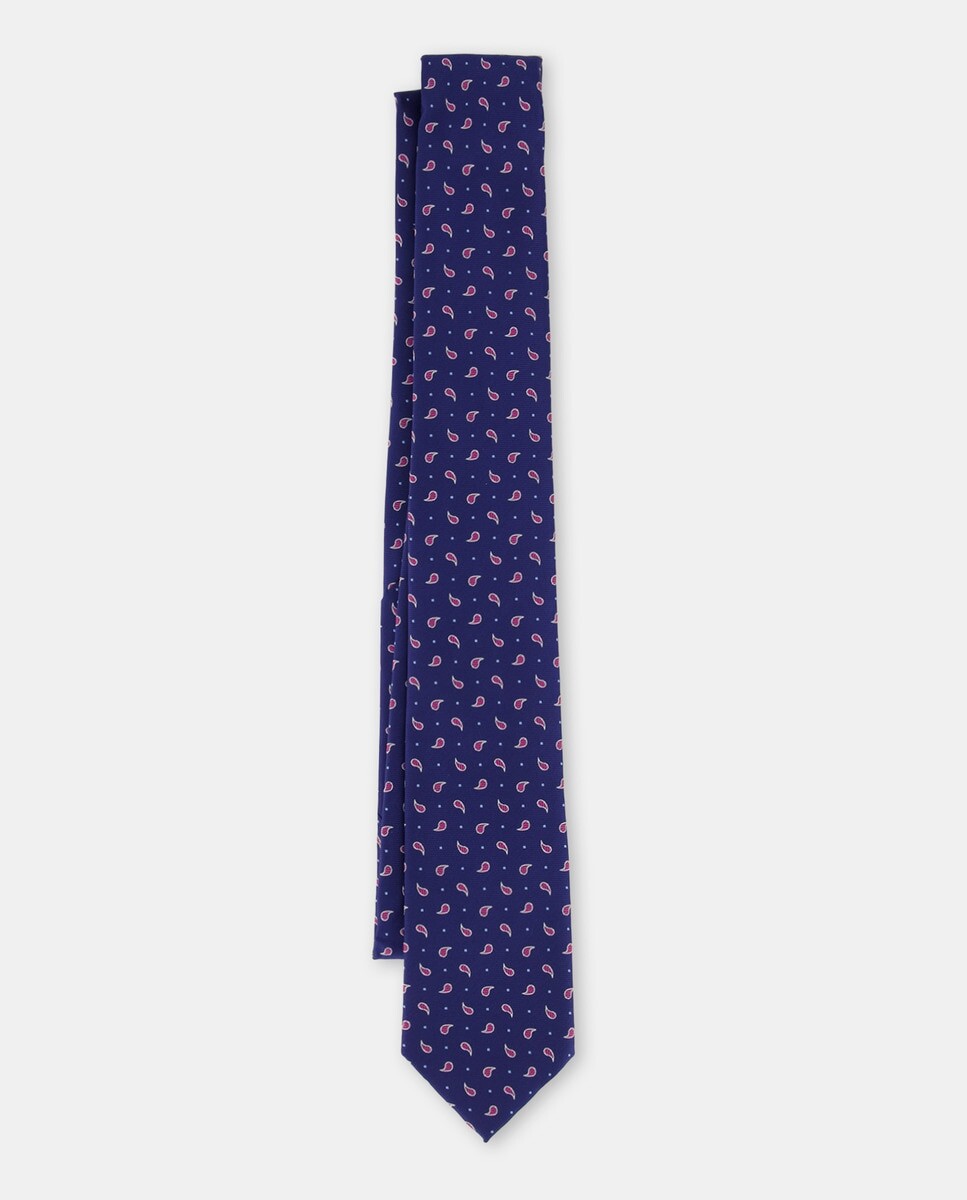 

жаккардовый галстук Amoeba Easy Wear, синий