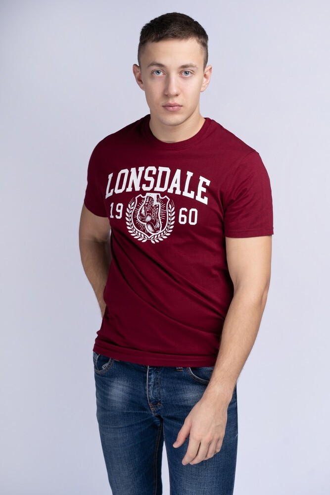 

Футболка Lonsdale Staxigoe, красный