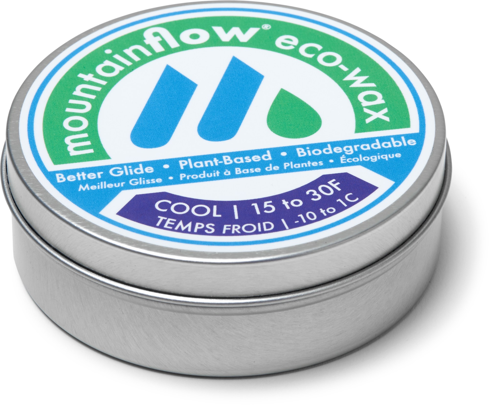 Quick Wax Cool от 15 до 30 градусов по Фаренгейту — 2 унции. mountainFLOW eco-wax