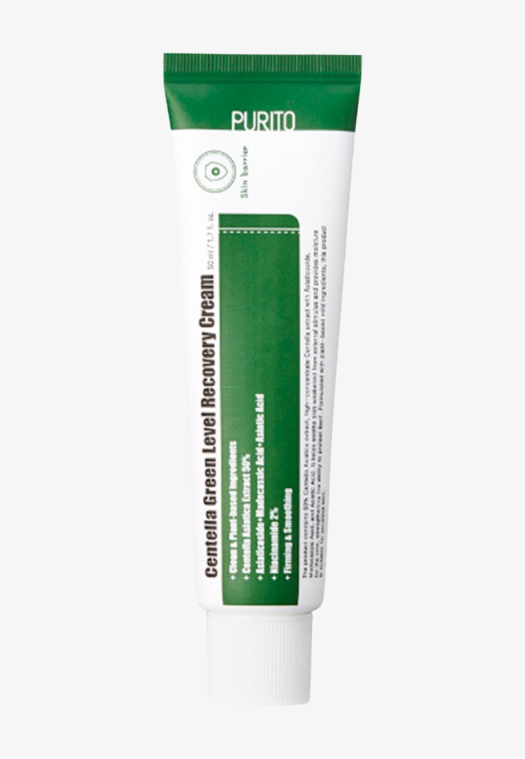 успокаивающий крем для восстановления кожи с центеллой purito centella green level recovery cream 50 мл Дневной крем Purito Centella Green Level Recovery Cream Purito