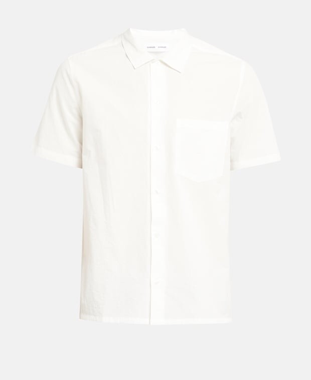 

Рубашка ORGANIC с короткими рукавами - стандартный крой Samsøe & Samsøe, белый