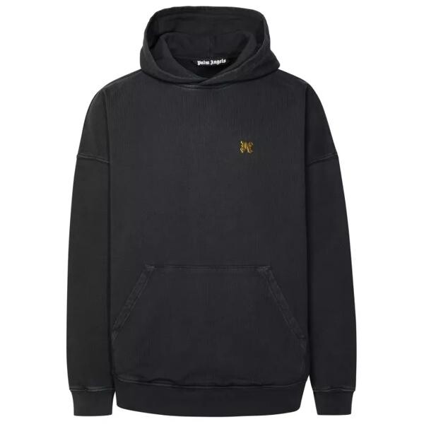 

Футболка back foggy pa' sweatshirt in cotton Palm Angels, черный