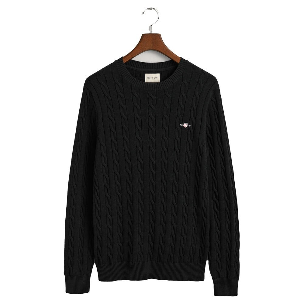 

Свитер Gant Cable, черный