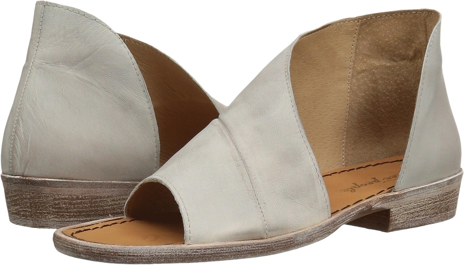 

Сандалии на плоской подошве Mont Blanc Sandal Free People, цвет Dove Grey