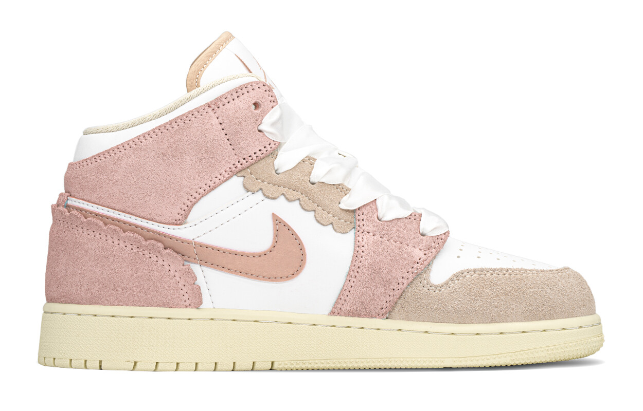 

Jordan Air Jordan 1 винтажные баскетбольные кроссовки женские, Chalk White