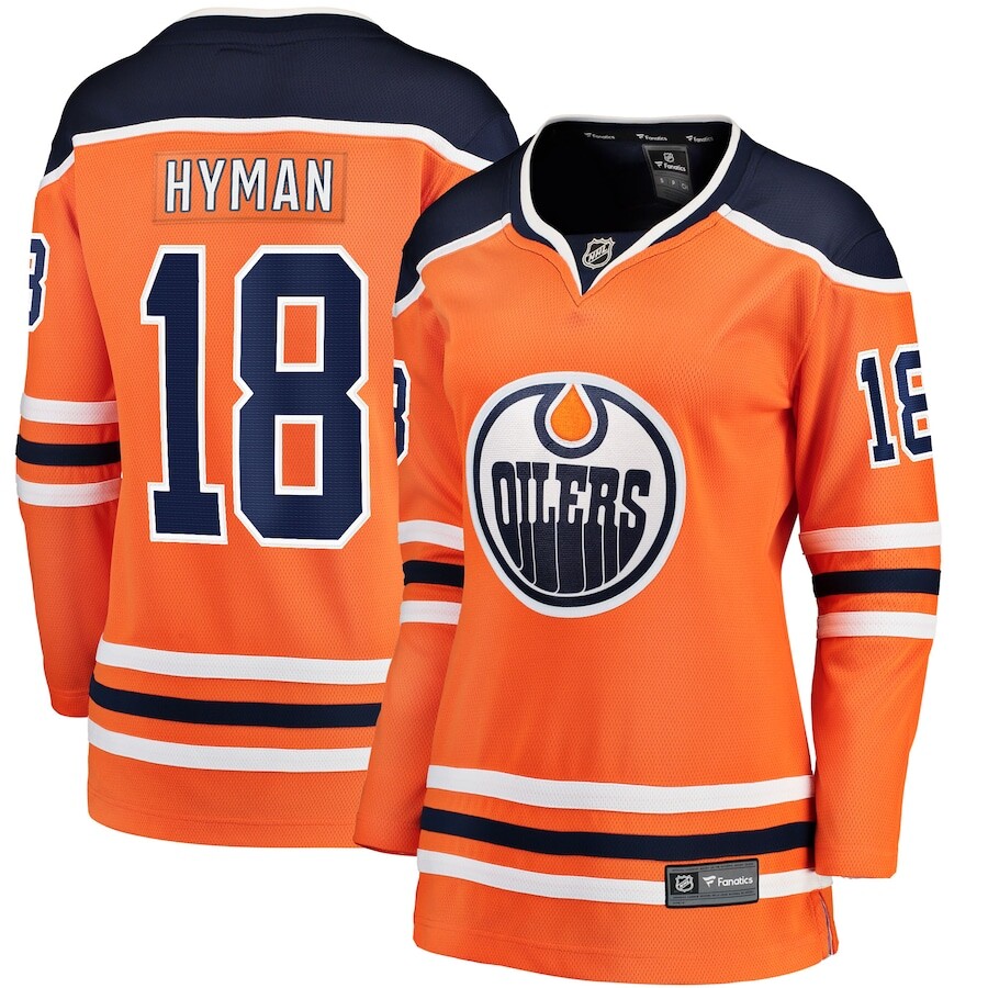 

Джерси Fanatics Branded Edmonton Oilers, оранжевый