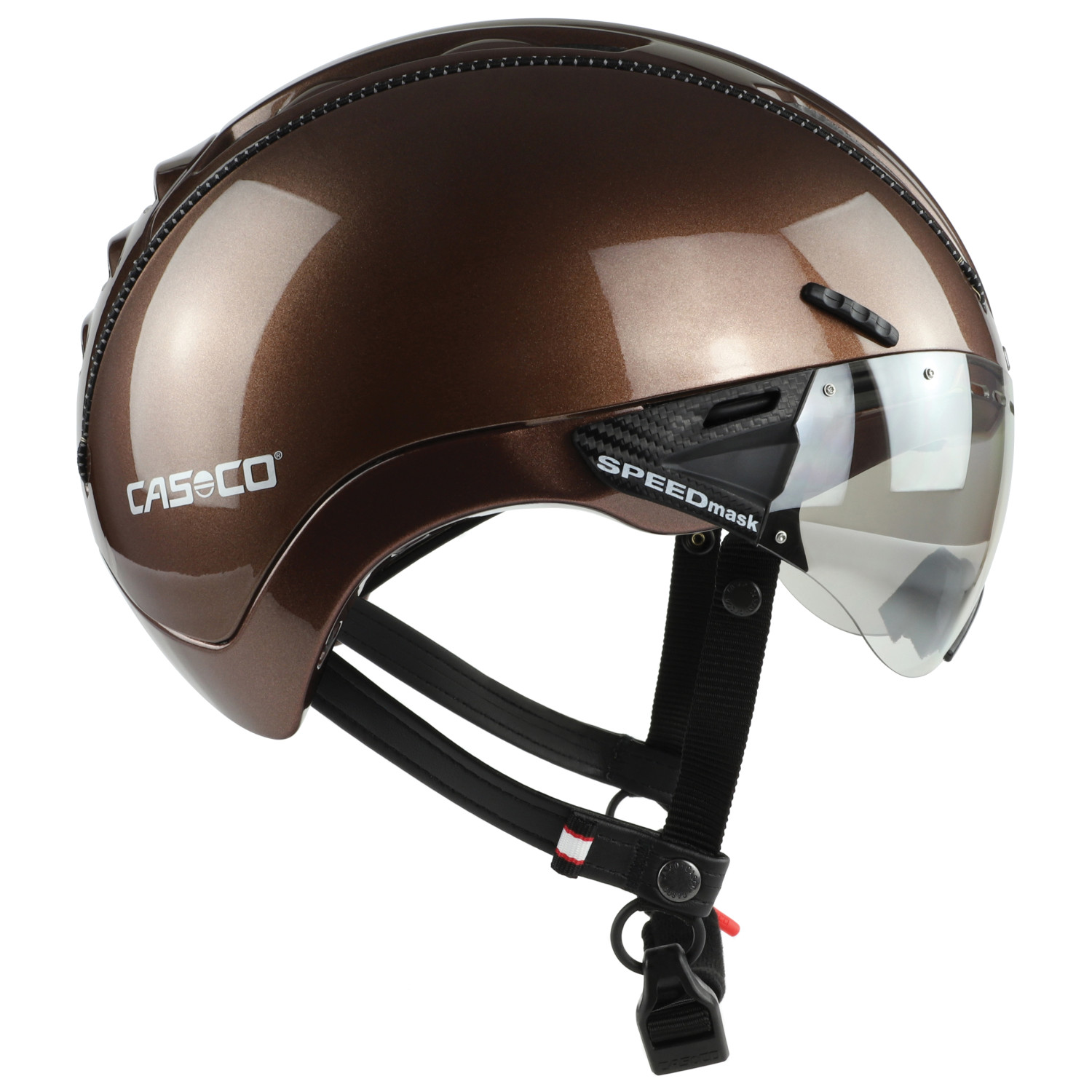 Велосипедный шлем Casco Roadster Plus, цвет Brown/Metallic шлем casco roadster 18 04 3607 xl