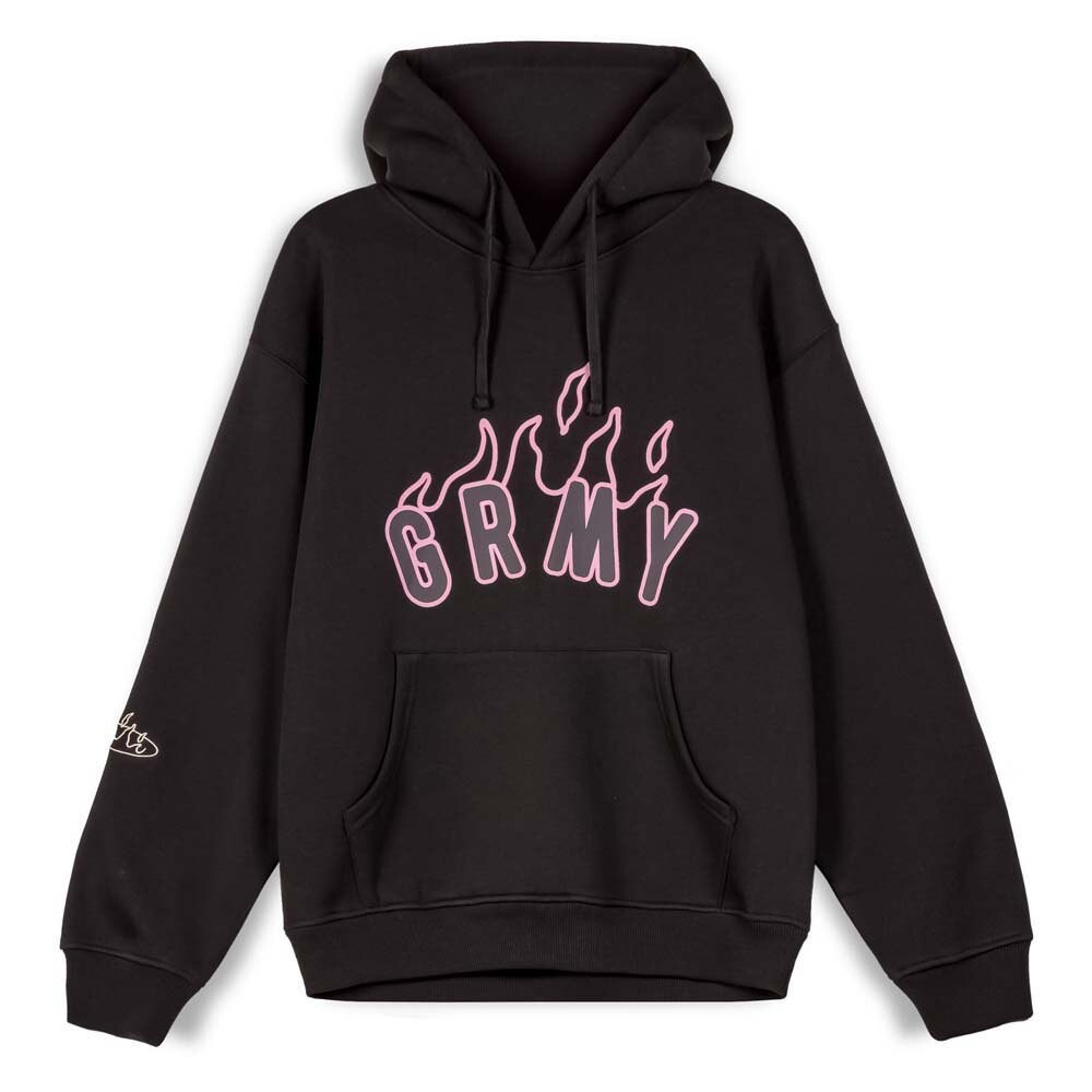 

Худи Grimey Melted Stone Vintage, черный