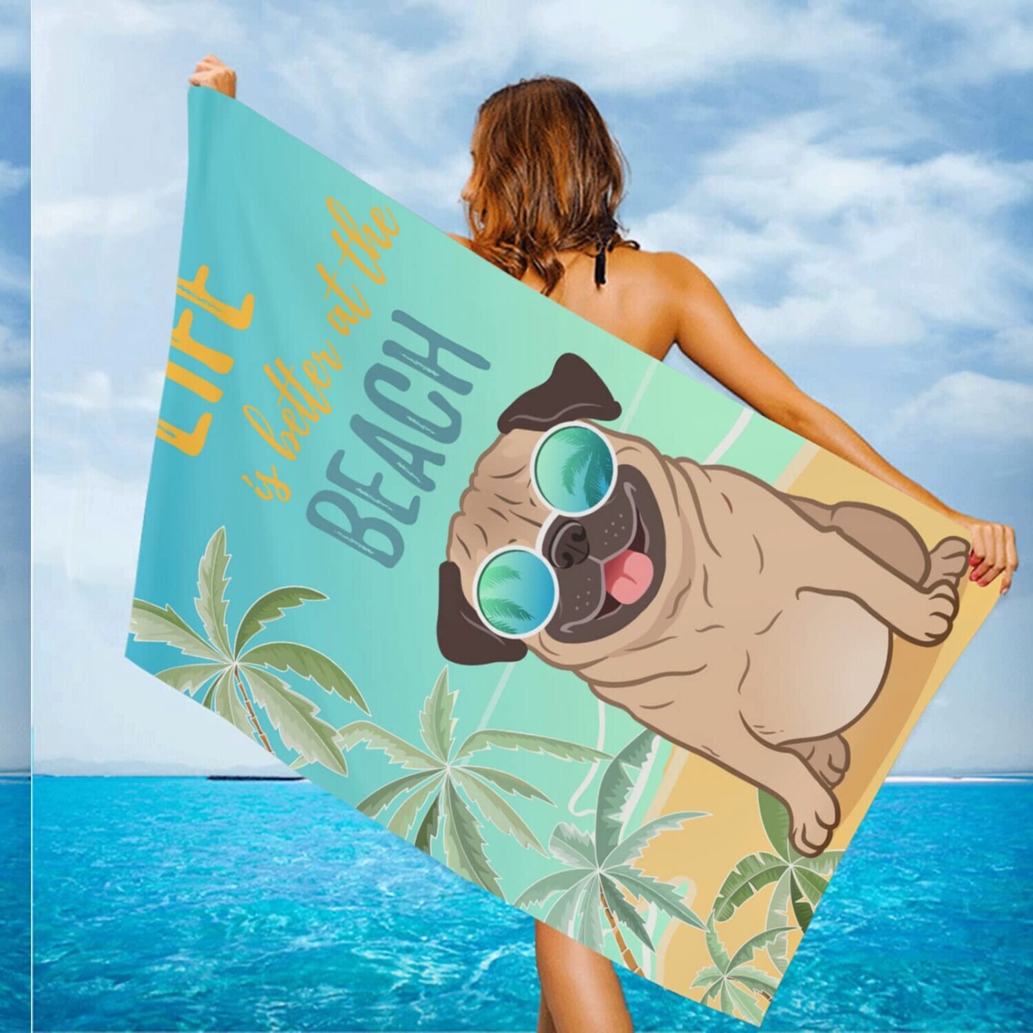 

Полотенце PugPaws Zelvano