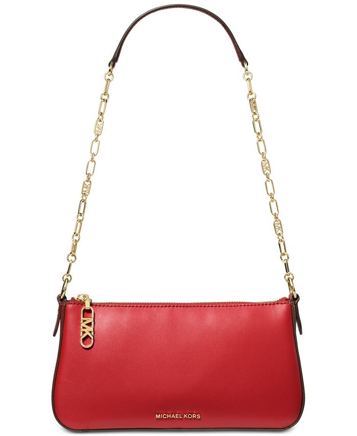 

Средняя кожаная сумочка на цепочке Michael Kors, цвет Crimson