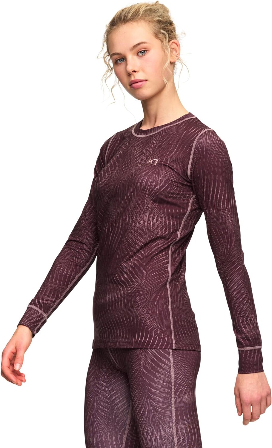 

Футболка KARI TRAA Fryd Long Sleeve - Base Layer, цвет Rsyrup