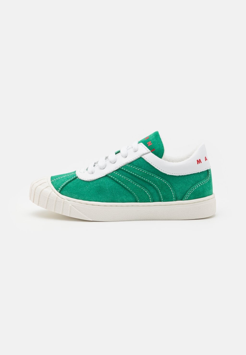 

Полукеды Unisex Marni, цвет emerald/white/red